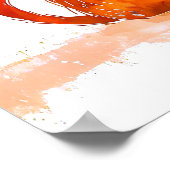 Waterverf Comic Dog en Cat naast elkaar Poster (Hoek)