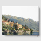 Waterverf Comomeer Italiaans Trouwen Gastenboek (Achterkant)