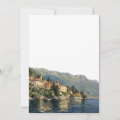 Waterverf Comomeer Italië Destination Wedding Save The Date (Achterkant)