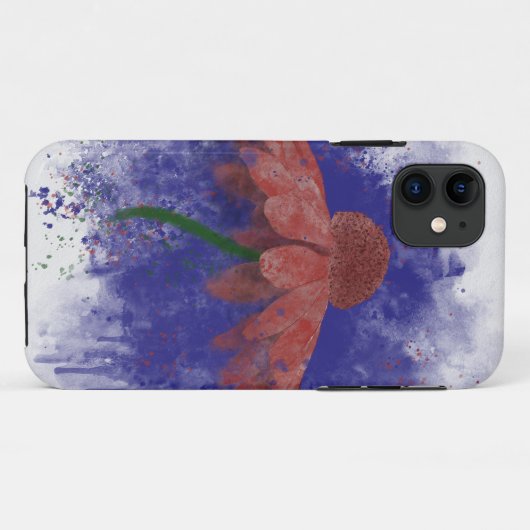 Waterverf Coneflower Case-Mate iPhone Case (Achterkant (horizontaal))