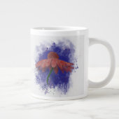 Waterverf Coneflower Grote Koffiekop (Rechts)