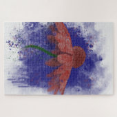 Waterverf Coneflower Legpuzzel (Horizontaal)