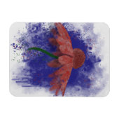 Waterverf Coneflower Magneet (Horizontaal)