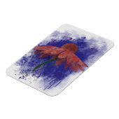 Waterverf Coneflower Magneet (Linkerzijde)