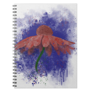 Waterverf Coneflower Notitieboek