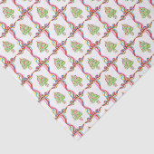 Waterverf Confetti kerstbomen & lint Tissuepapier (Detail)