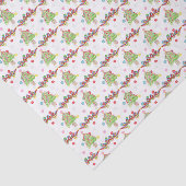 Waterverf Confetti kerstbomen & lint Tissuepapier (Detail)