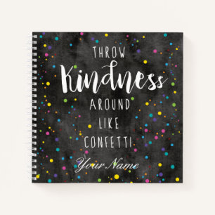 Waterverf Confetti Notitieboek