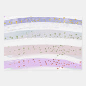 Waterverf-Confetti-patroon Inpakpapier Vel (Voorkant)