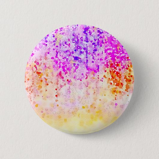 Waterverf Confetti Ronde Button 5,7 Cm (Voorkant)