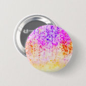 Waterverf Confetti Ronde Button 5,7 Cm (Voorkant /achterkant)