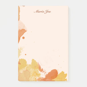 Waterverf Confetti Splatter Vintage Canvss Post-it® Notes
