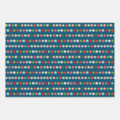 Waterverf - Confetti - strips - driehoeken - Stipp Inpakpapier Vel (Voorkant 2)