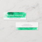 Waterverf | Consultant | Artiest Mini Visitekaartje (Voorkant / Achterkant)