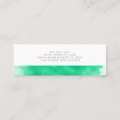 Waterverf | Consultant | Artiest Mini Visitekaartje (Achterkant)