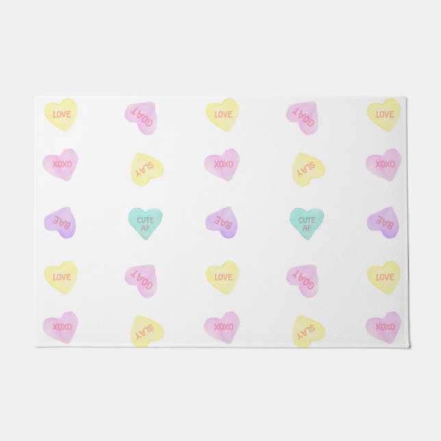 Waterverf Convo — hartdeurmat Deurmat (Voorkant)