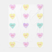 Waterverf Convo Heartz BAE Fleece Medium Blanket (Voorkant)