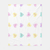 Waterverf Convo Heartz BFF Medium Fleece Blanket Deken (Voorkant)