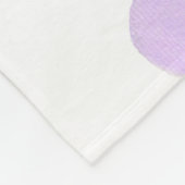 Waterverf Convo Heartz CUTE AF Fleece Blanket Deken (Hoek)