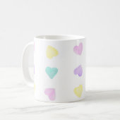 Waterverf Convo Heartz Large Pattern Mok (Voorkant links)