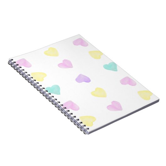 Waterverf Convo Heartz Large Pattern Notitieboek (Rechterzijde)