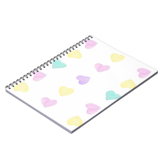 Waterverf Convo Heartz Large Pattern Notitieboek (Linkerzijde)