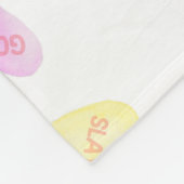 Waterverf Convo Heartz Slang Fleece Small Blanket (Hoek)