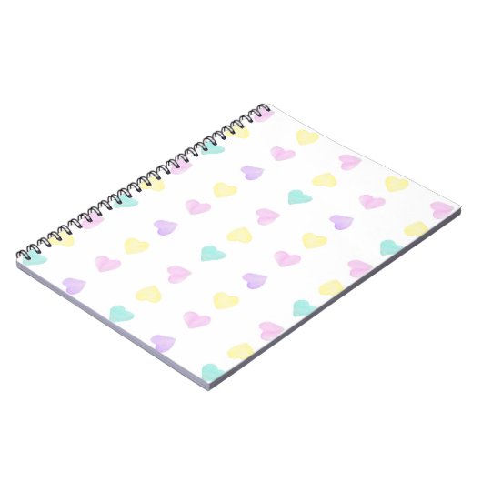 Waterverf Convo Heartz Small Pattern Notitieboek (Linkerzijde)