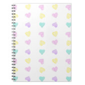 Waterverf Convo Heartz Small Pattern Notitieboek (Voorkant)