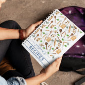 Waterverf Cookbook Ontvangt gereedschap in de bakk Notitieboek