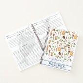 Waterverf Cookbook Ontvangt gereedschap in de bakk Notitieboek (Binnen)