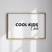 Waterverf cool kind club poster
