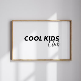 Waterverf  cool kind club poster