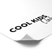Waterverf  cool kind club poster (Hoek)