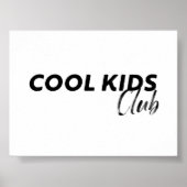 Waterverf  cool kind club poster (Voorkant)