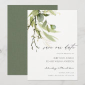 WATERVERF COOL LEAFY GREEN FOLIAGE BEWAREN DE DATU KAART (Voorkant / Achterkant)