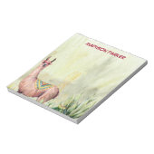 Waterverf Cool Llama Notitieblok (Linkerzijde)