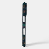 Waterverf Copper Patina Damask Pattern Case-Mate iPhone Case (Achterkant / Rechts)