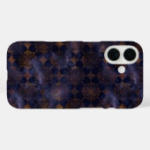 Waterverf Copper Patina Damask Pattern Case-Mate iPhone Case (Achterkant (horizontaal))