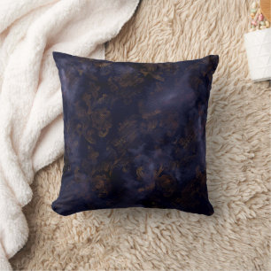 Waterverf Copper Patina Damask Pattern Kussen