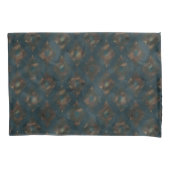 Waterverf Copper Patina Damask Pattern Kussensloop (Voorkant)