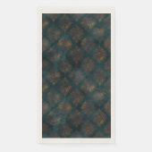 Waterverf Copper Patina Damask Pattern Servet (Voorkant)