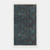 Waterverf Copper Patina Damask Pattern Servet (Voorkant)