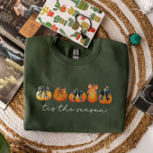 Waterverf Coquette Bow Pumpkin Herfst Thanksgiving Trui
