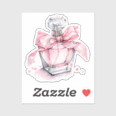 Waterverf Coquette Elementen Sticker (Vel)