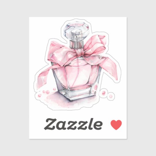 Waterverf Coquette Elementen Sticker (Vel)