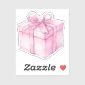 Waterverf Coquette Elementen Sticker (Vel)