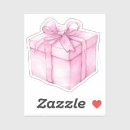 Waterverf Coquette Elementen Sticker