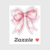 Waterverf Coquette Elementen Sticker (Vel)