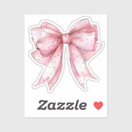 Waterverf Coquette Elementen Sticker